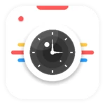 timestamp camera android application logo